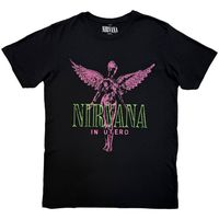 nirvana camiseta in utero purple angel para mujer