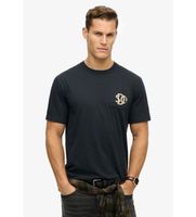 superdry para hombre m1012210a camiseta grafica merchant store marino xl casual algodon manga corta