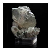quartz en ame - pierre natural de francia chamonix - cristal faden quartz mont -blanc haute -savoie  5439 ct - certificado de autenticidad