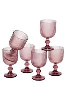 copa de vino merlot morado  h15xb8xl8cm