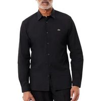 lacoste camisa manga larga chemise para hombre