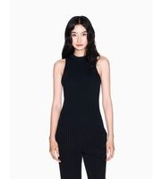 ax armani exchange para mujer xw001884af10352uc001 top liso negro xl casual viscosa sin mangas  tirantes
