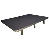 base tapizada para dormitorio 3d estilo contemporaneo en color gris antracita con 5 refuerzos trasversales 90x180 cm con 6 patas