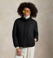 polo ralph lauren para mujer 211977961001 abrigo repelente al agua negro s casual poliester reciclado sostenible marino