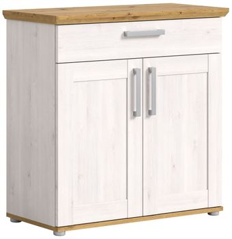 Zapatero verona 1 cajón 2 puertas decoración alerce