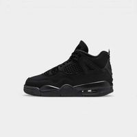 nike zapatillas jordan 4 retro black cat 2025 gs para hombre