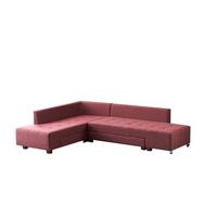 sofa cama rinconera manama izquierdo rojo burdeos