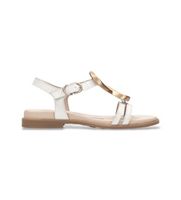 hispanitas para mujer hv264765 sandalias bali blanco roto 38 piel plano 1 a 3cm hebilla casual