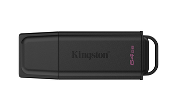 KINGSTON 64GB PORTABLE USB 3.2 GEN 1 DATATRAVELER EXODIA BLACK
