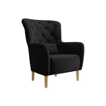 Sillón Orem 113, Negro, Tapiz, 105x82x89cm