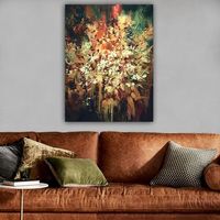 pintura decorativa lienzo 26071144170100 multicolor 70x100 cm