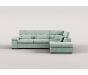 Rinconera reversible con cama stewart 4 plazas verde