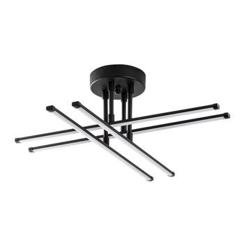 Lámpara De Techo Exhaust-13661 Negro Metal 61x22x61 Cm