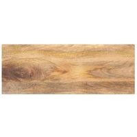 tablero de mesa rectangular madera maciza mango 90x30x25 cm vidaxl