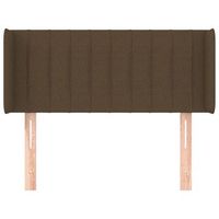 cabecero cama mueble de dormitorio de tela oscuro 93 x 16 x 7888 cm marron m020007710