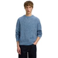 selected jersey noos tilum knit - blue horizon para hombre