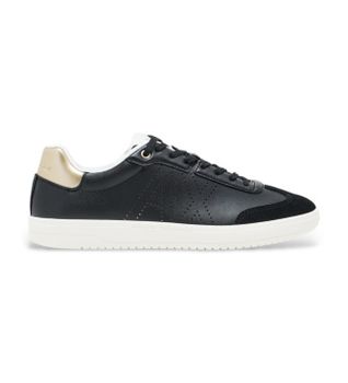 A|X Armani Exchange para mujer. XW002791AF26936MZ815 Zapatillas Detalle negro (35), Plano, Cordones, Casual