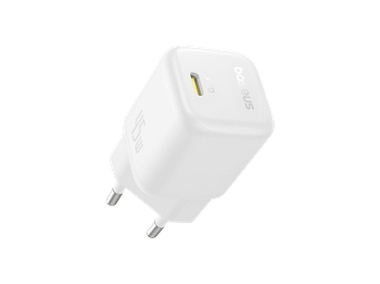 Cargador de pared - Baseus PicoGo GaN, Carga rápida, Tipo C, 45W, Universal, Blanco