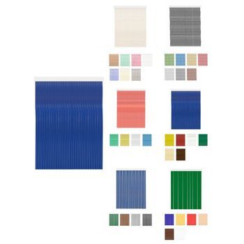 Jardin202 - Cortinas De Exterior Impermeables – Cortinas Antimoscas Para Terrazas Y Porche  140 X 240 Cm (karla - Azul)  140 X 240 Cm (karla - Azul)jardin202