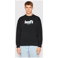 levis jersey sudadera levis relaxd graphic black hombre para hombre