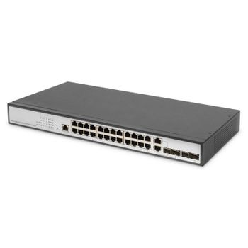 Conmutador Gigabit Ethernet Layer 2 Digitus DN-80221-3 24 Puertos Managed