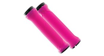 Race face lovehandle grips double lock on pink