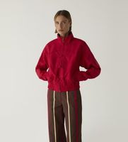laagam para mujer m0524 cazadora sylvie bomber rojo m casual algodon