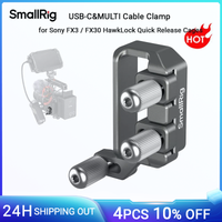 smallrig-abrazadera multicable fx3fx30 usb-c para sony fx3fx30 jaulas de liberacion rapida hawklock 477047714772 aleacion de aluminio-4829
