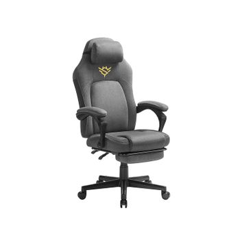 Silla de Juegos Ergonómica, Gris Paloma