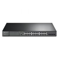 switch gestionado tp-link tl-sg3428mp 24x gigabit poe 4x sfp 384w l2 professional rack