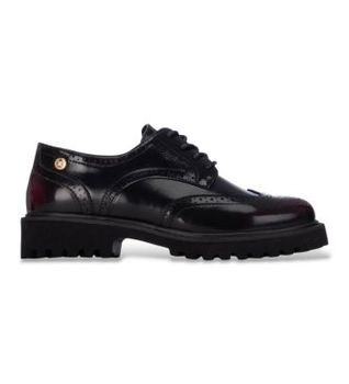 Xti para mujer. 14630102-BURDEOS Zapatos 146301 burdeos (39), Rojo, 3 a 5cm, Cordones, Casual, Clásico, Charol