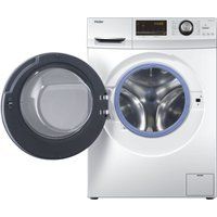 haier hw90-b14636 9 kg 1400 spin washing machine - white white