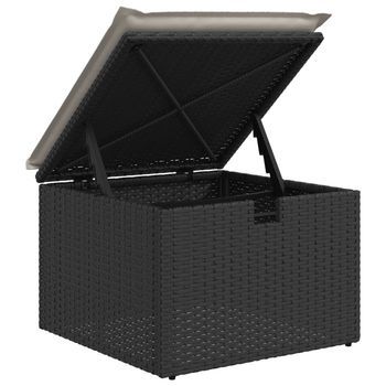 Conjunto De Sofás Para El Ocio Al Aire Libre (con Cojines, Combinación De 9 Piezas)