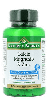 Nature's Bounty Calcio Magnesio & Zinc 100 Comprimidos