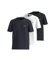 boss para hombre 50559436 pack 3 camisetas basic blanco negro marino l casual multicolor algodon manga corta