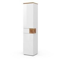 armario de bano eden 40 x 1842 cm con 2 puertas y cajon vicco