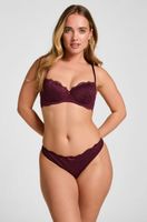 hunkemoller tanga marine morado