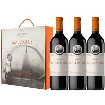 Malleolus - Vino Tinto Tempranillo - Do Ribera Del Duero - Vendimia - Pack 3 Botellas 75 Cl - 14% Vol.