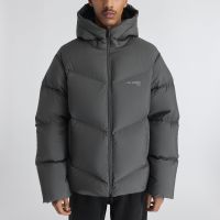 axel arigato peak quilted nylon puffer jacket - m