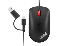 lenovo mouse compacto con cable thinkpad usb-c