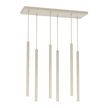 Lámpara colgante uza moca (6 luces)
