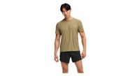 camiseta de manga corta hoka airolite 2 0 caqui hombre