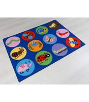 alfombra bichos - 95x133 cm