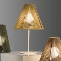 lampara de mesa cerlina mostaza 30