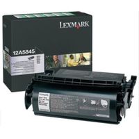 lexmark 12a5845 original black prebate high capacity toner cartridge