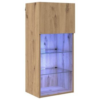 Mueble De Tv Montado En La Pared 40,5 X 30 X 90 Cm Vidaxl