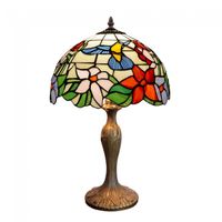 lampara de sobremesa cristal tiffany compact