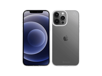 Funda móvil - Muvit MCCRS0159, Para Apple iPhone 13 Pro, Trasera, TPU, 100% Reciclado, Transparente