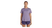 camiseta de manga corta new balance rc essential violeta para mujer