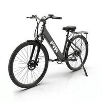 bicicleta electrica fm m2 plus 250 w sensor de par bateria extraible de 36 v 165 ah negra